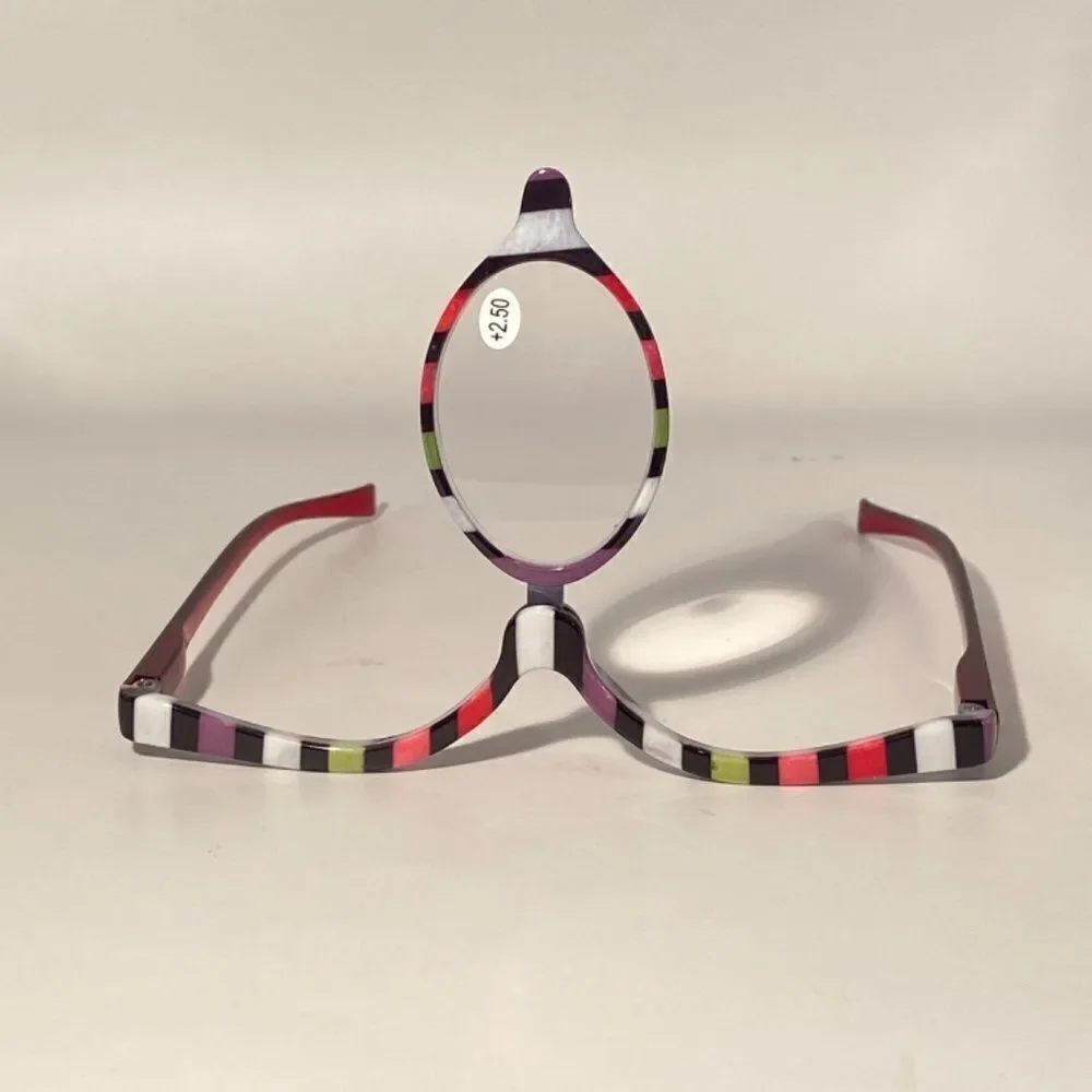0991 Makeup Cosmetic 2.50 Flip Magnifying Glasses For Precision Application N…